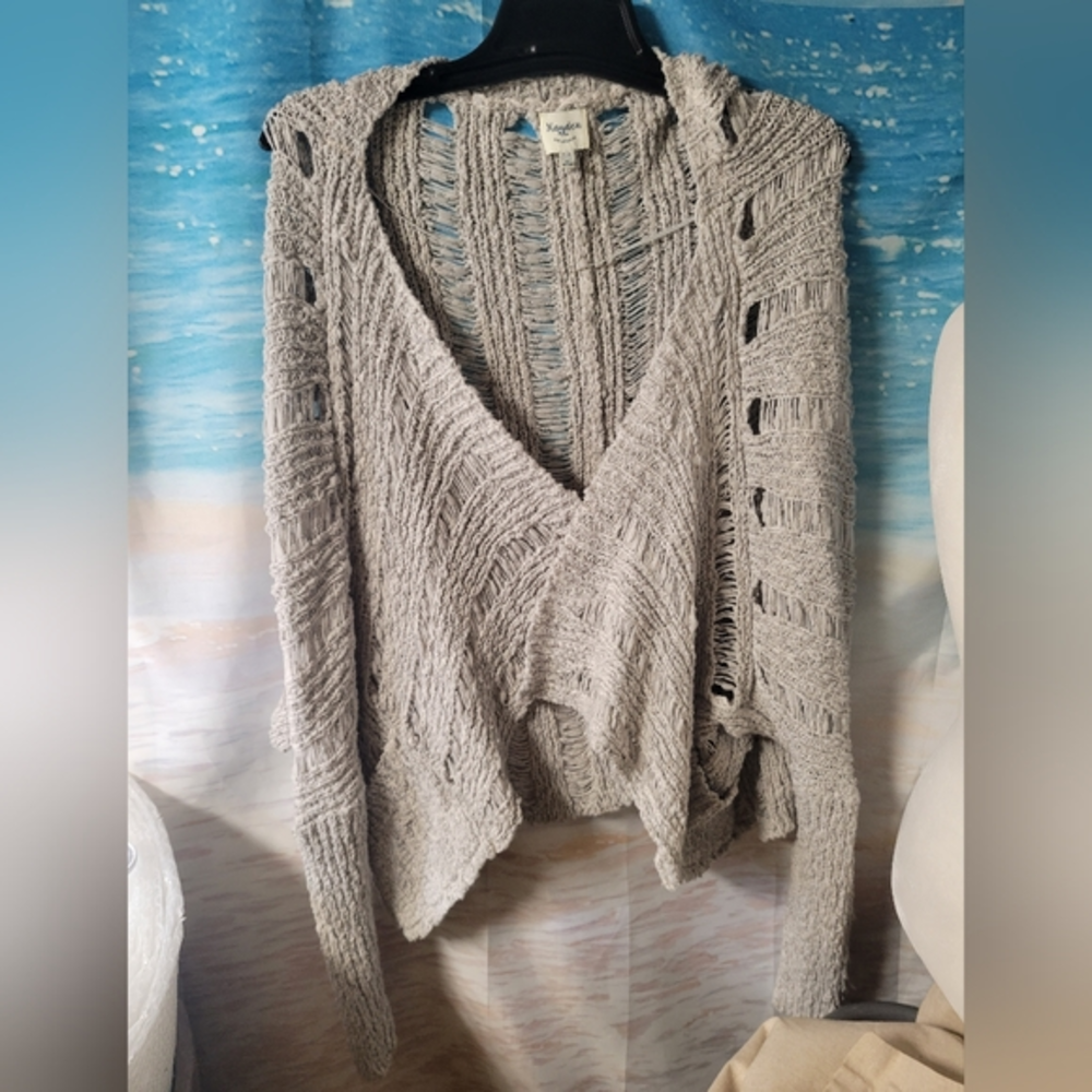 Hayden Sweater‎ Ladies Gray Size Small/Medium Cardigan